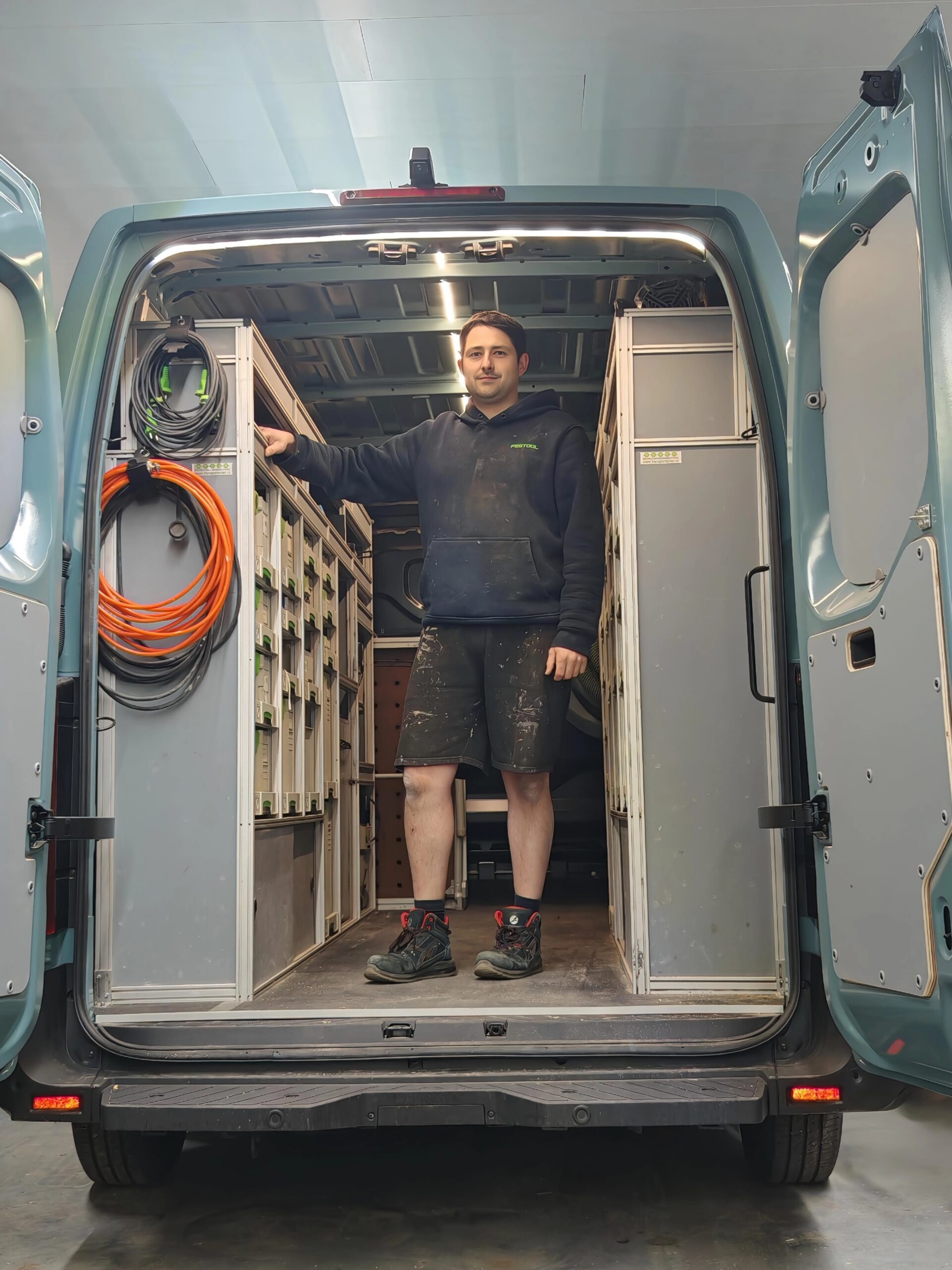 Lesley, vakman achter LS Woodprojects